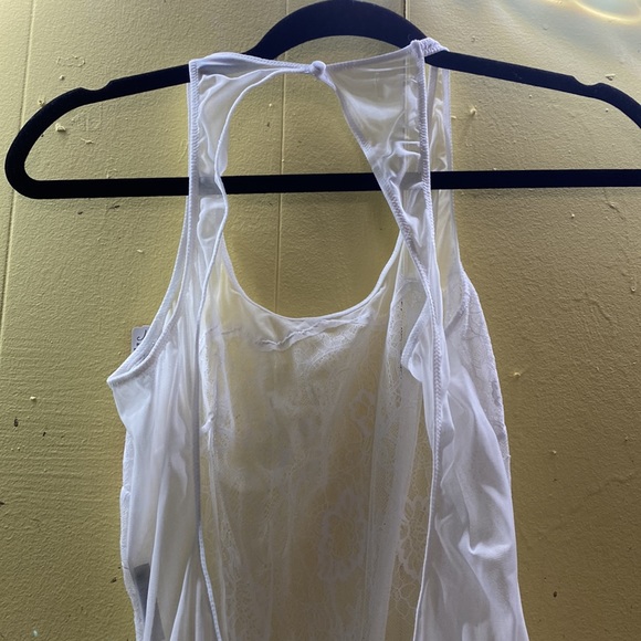 NWT 2 x Jezebel Penelope Lace & Mesh Teddy size M color Red and White - Picture 15 of 16